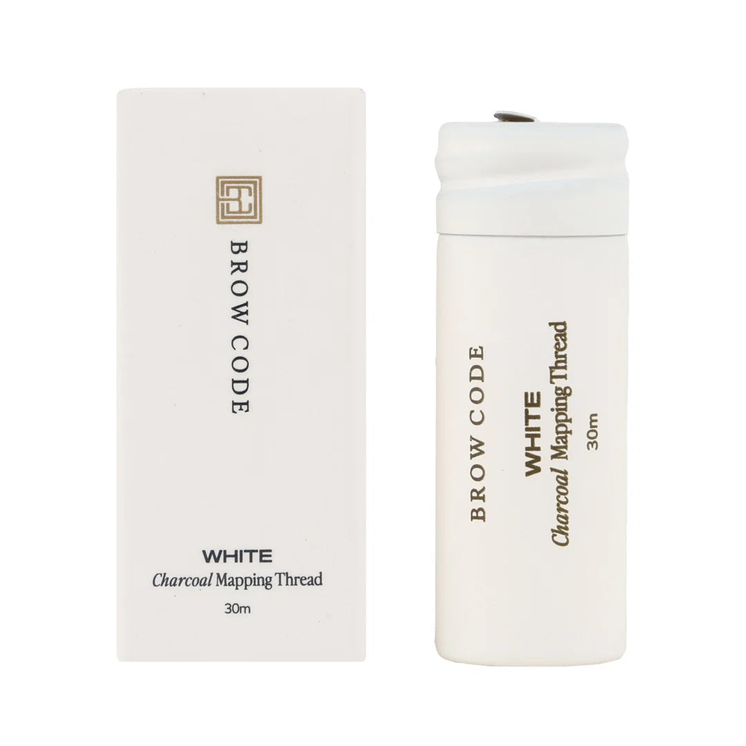 Brow Code White Charcoal Mapping Thread 30m