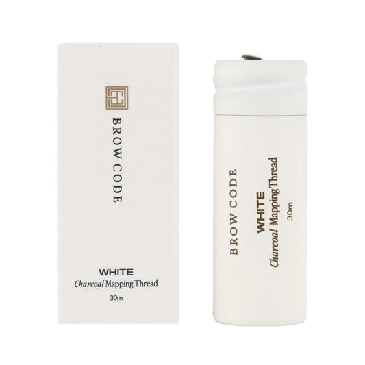 Brow Code White Charcoal Mapping Thread 30m
