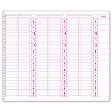 6 Column Appoint Book 50Pg