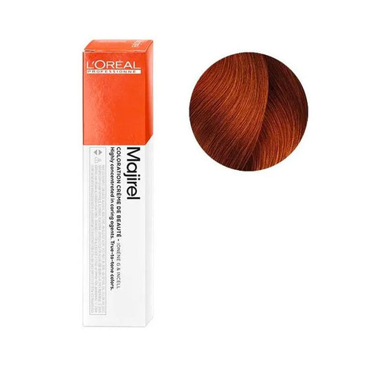 L'Oreal Majirel Permanent Hair Color 6.46 Dark Copper Red Blonde 50ml
