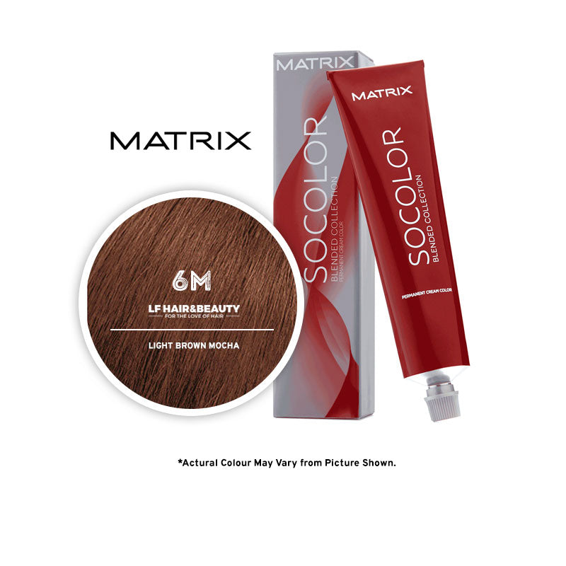 Matrix Socolor 6M Light Brown Mocha 85G - LF Hair and Beauty Supplies