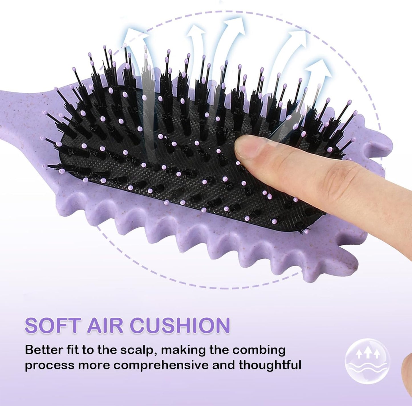 Wonder Brush Curly Brush Blue