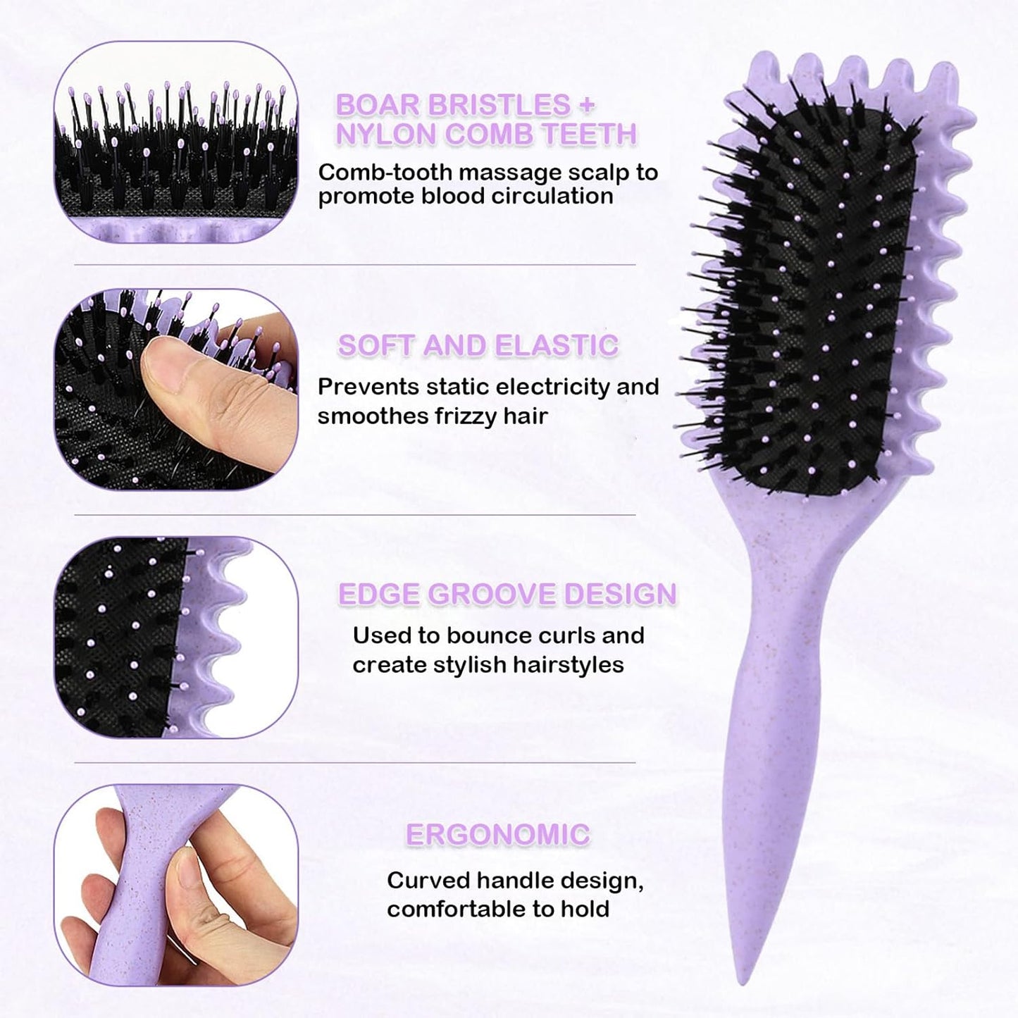 Wonder Brush Curly Brush Blue