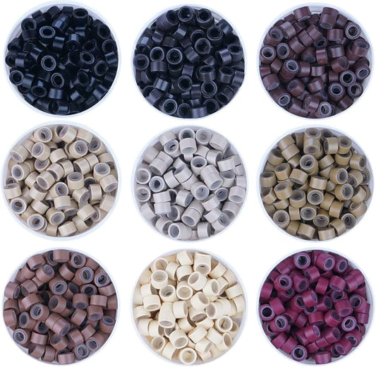 Hair Extension Beads With Silicone