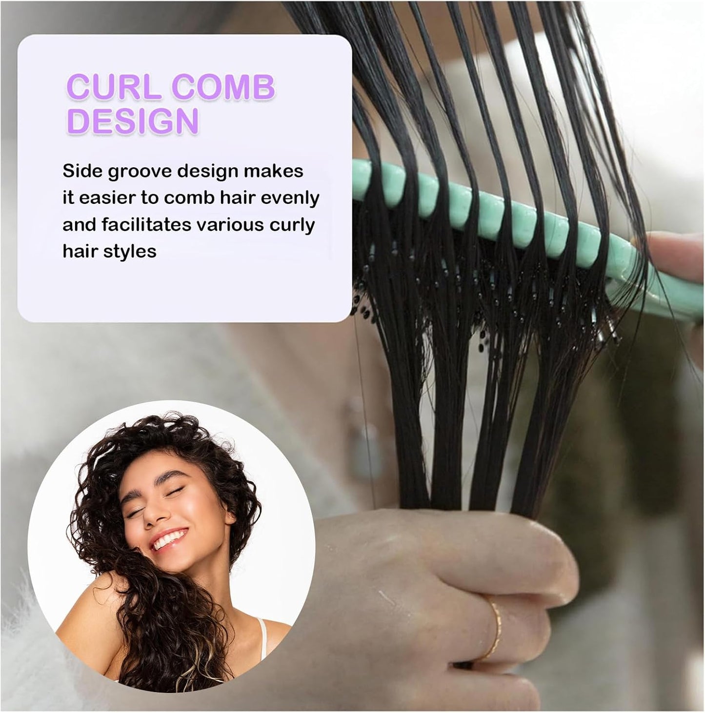 Wonder Brush Curly Brush Blue