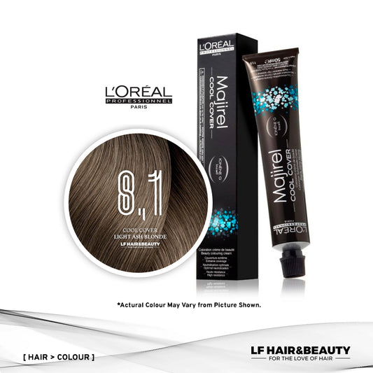 Loreal Majirel Permanent Hair Color Cool Cover CC8.1 Light Ash Blonde 50ml