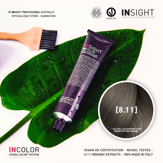 **Buy 12 get 1 Free** Insight INCOLOR Hydra-Color Cream [8.11] Deep Ash