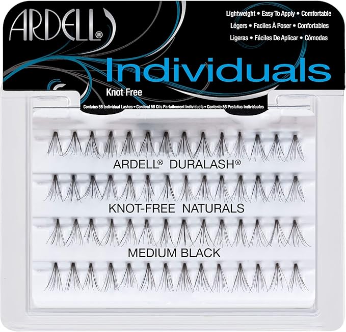 Ardell Singles Knot-Free Flares Medium Black