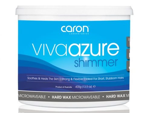 Caron Viva Azure Shimmer Microwaveable Hard Wax 400g