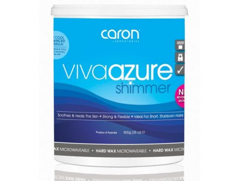 Caron Viva Azure Shimmer Microwaveable Hard Wax 800g