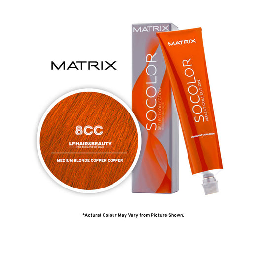 Matrix SoColor Reflect Collection 8CC Medium Blonde Copper Copper - 85g