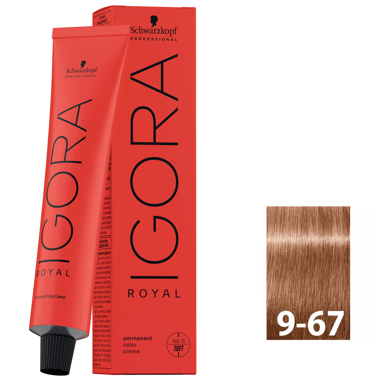 Schwarzkopf Igora Royal 9-67 60ML - Very Light Blonde Copper Gold