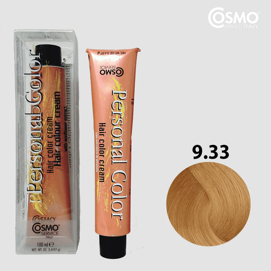 PERSONAL COLOR 9.33 - INTENSE GOLDEN VERY LIGHT BLOND 100ML bottle front view