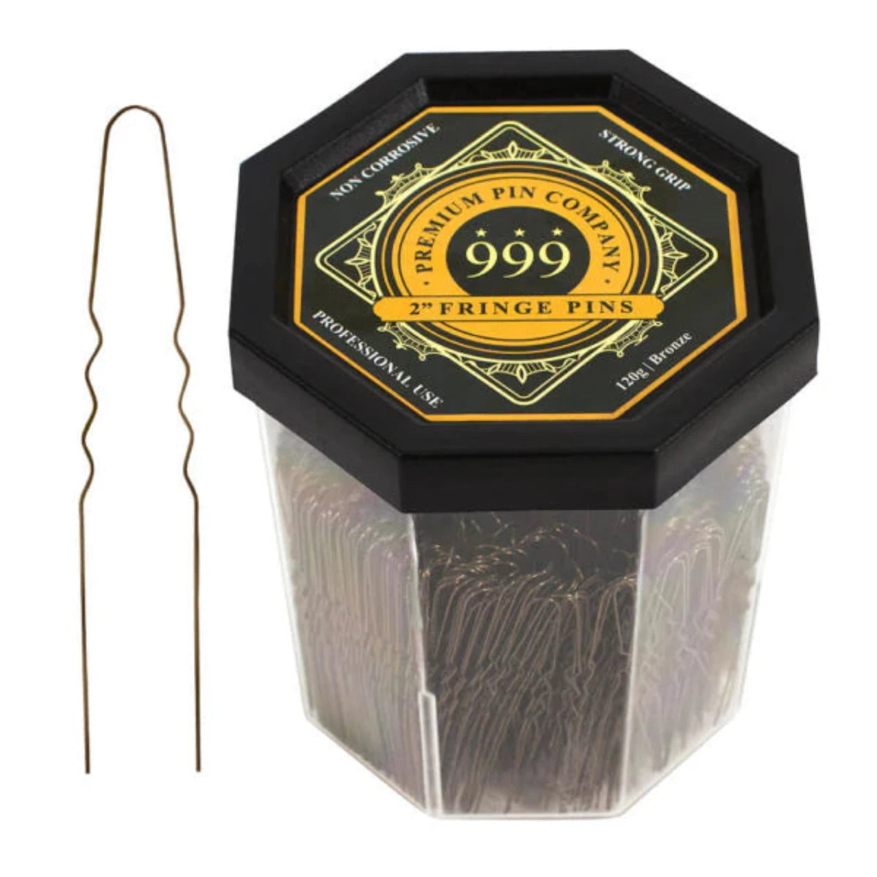 999 FRINGE PINS 2" Bronze 120G packaging