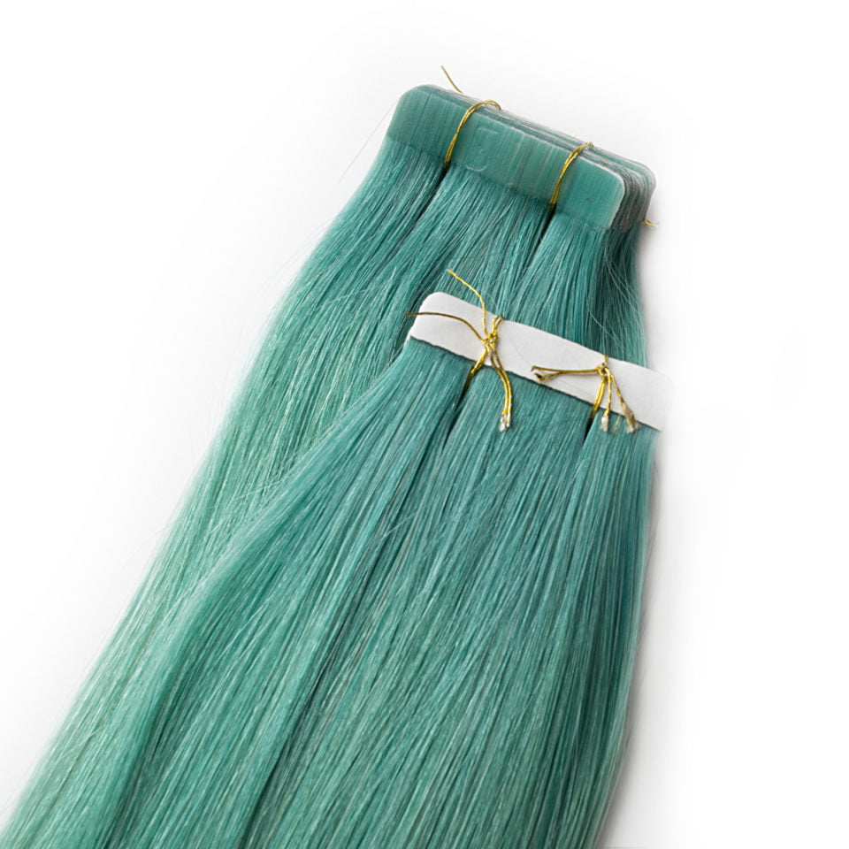 Seamless1 Aqua Ultimate Tape Extentions 21.5-22 inches / 54.5-56 cm-20 Pieces-47-50 grams