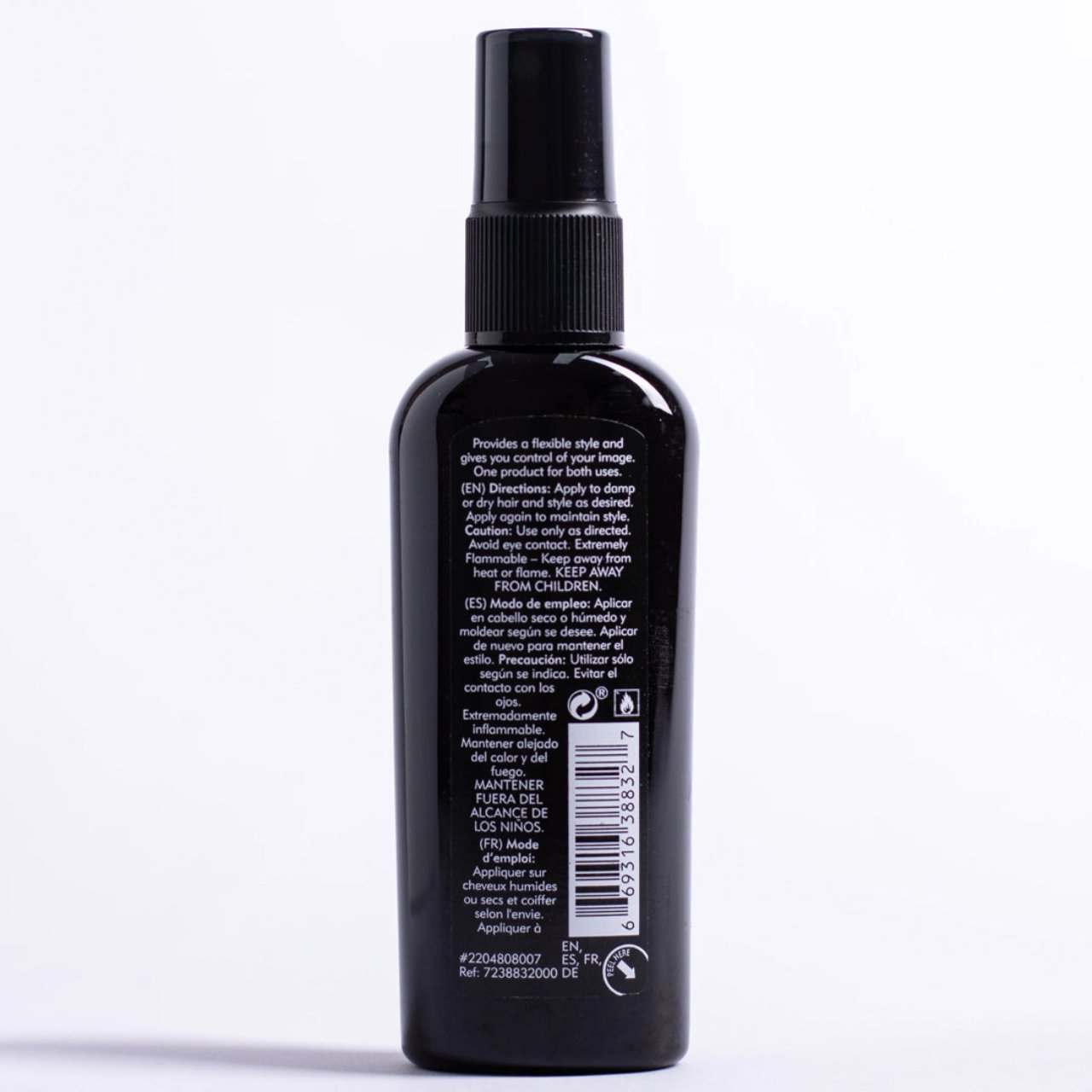 American Crew Alternator Spray applied to styled hair