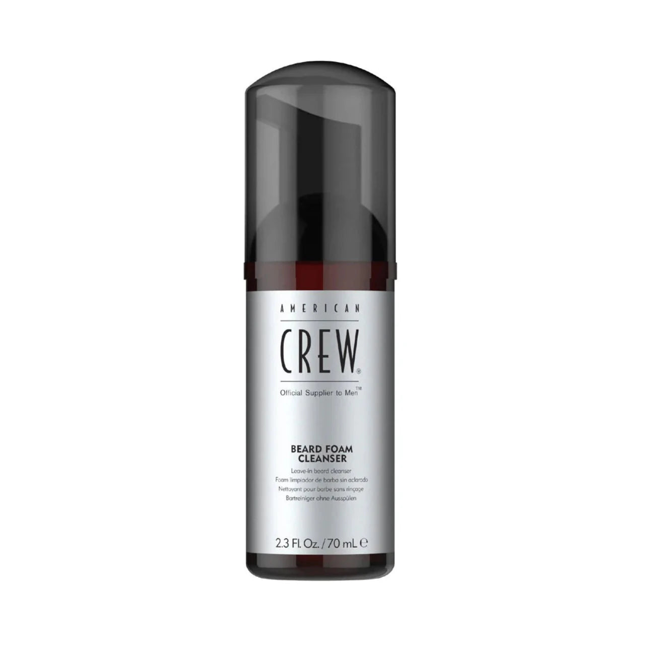 American Crew Beard Foam Cleanser 70ml canister with sleek design