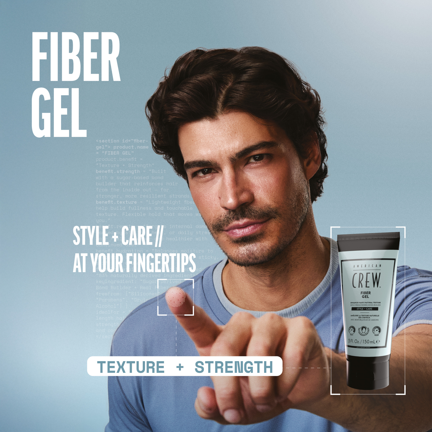 American Crew Fibre Gel Style Plus Care 150ml