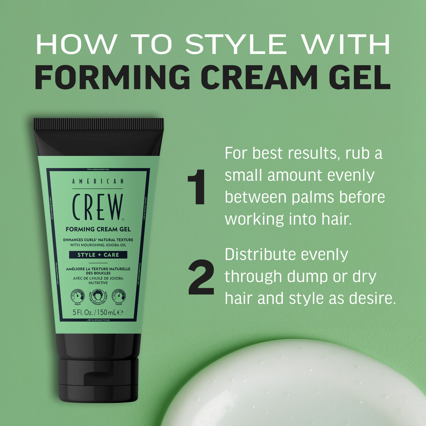 American Crew Forming Cream Gel Style Plus Care 150ml