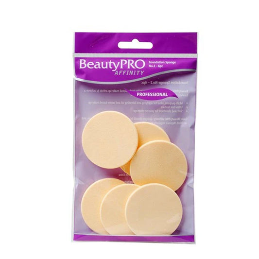 Beauty Pro Foundation Sponge 6Pc