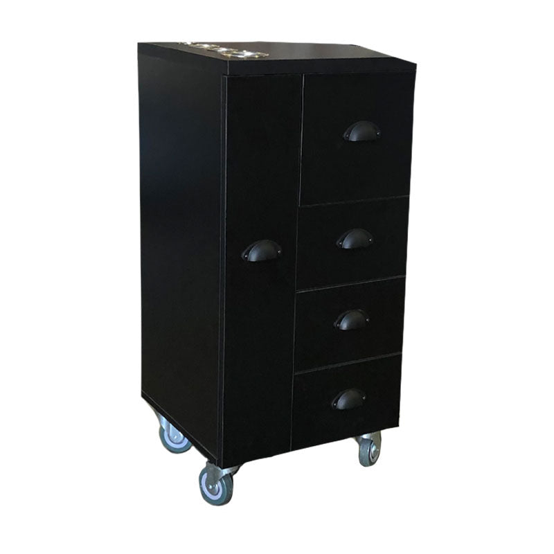 Black Hair Dressing Trolley