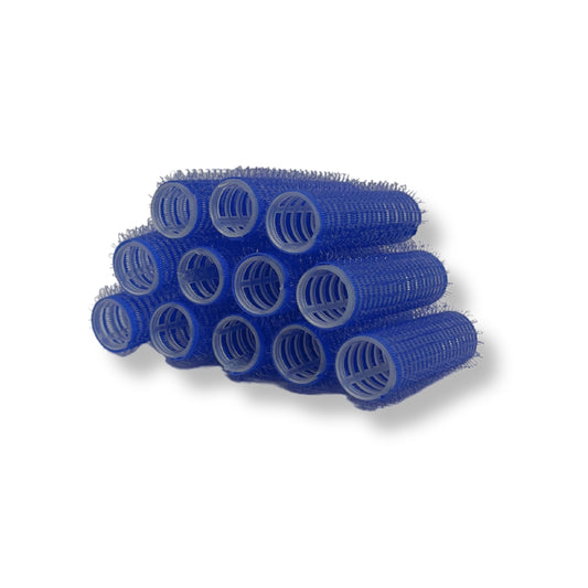 Blue Velcro Rollers 16-63mm 12pk