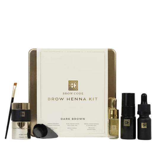 Brow Code Dark Brown Henna Kit