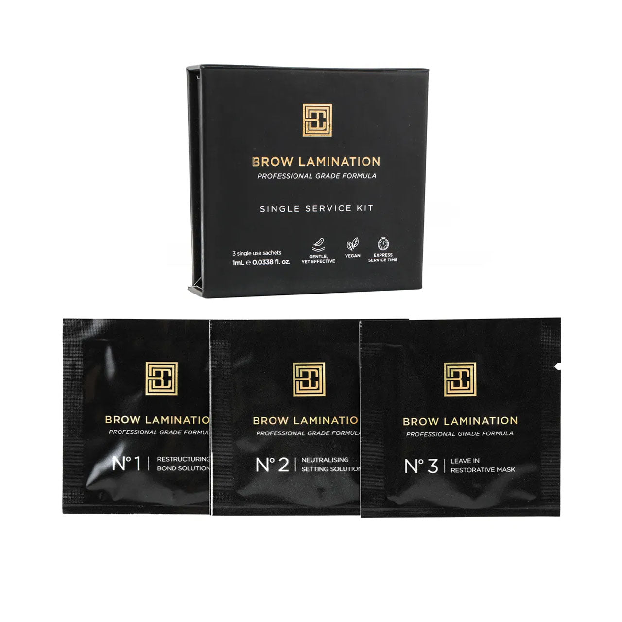 Brow Code Swabs Brow Code Brow Lamination Single Service Kit - LF Hair and Beauty Supplies