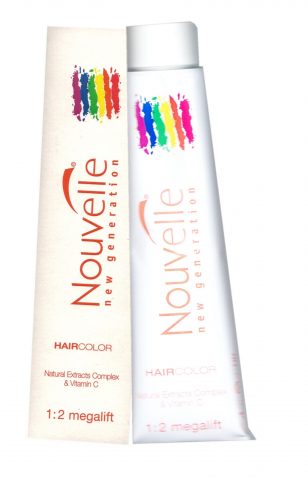 Nouvelle New Generation Hair Color 1:2 Megalift Dark Grey - 100ml