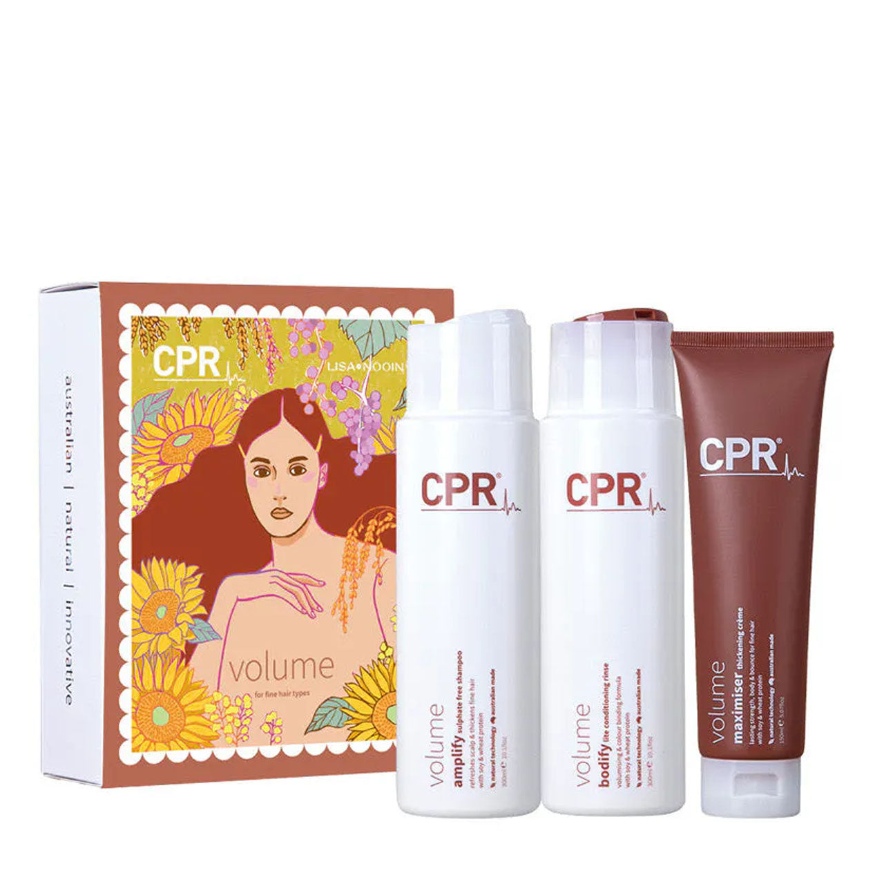 Cpr Volume Trio Pack Shampoo Conditioner 300ML Maximiser 170ML