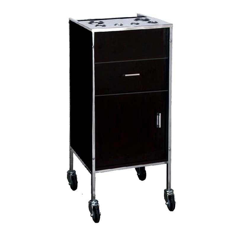 Trolley With Holders & Drawers