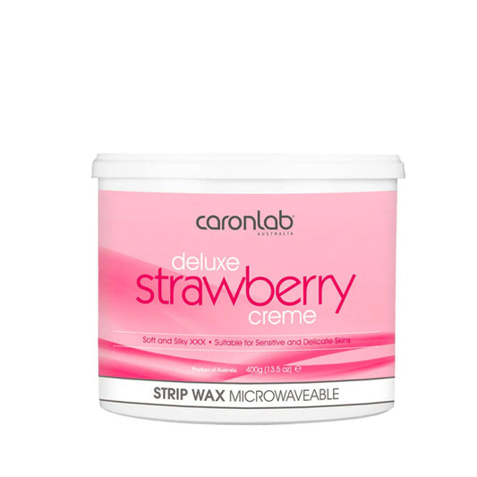 Caron Lab Deluxe Strawberry Creme Strip Wax 400G