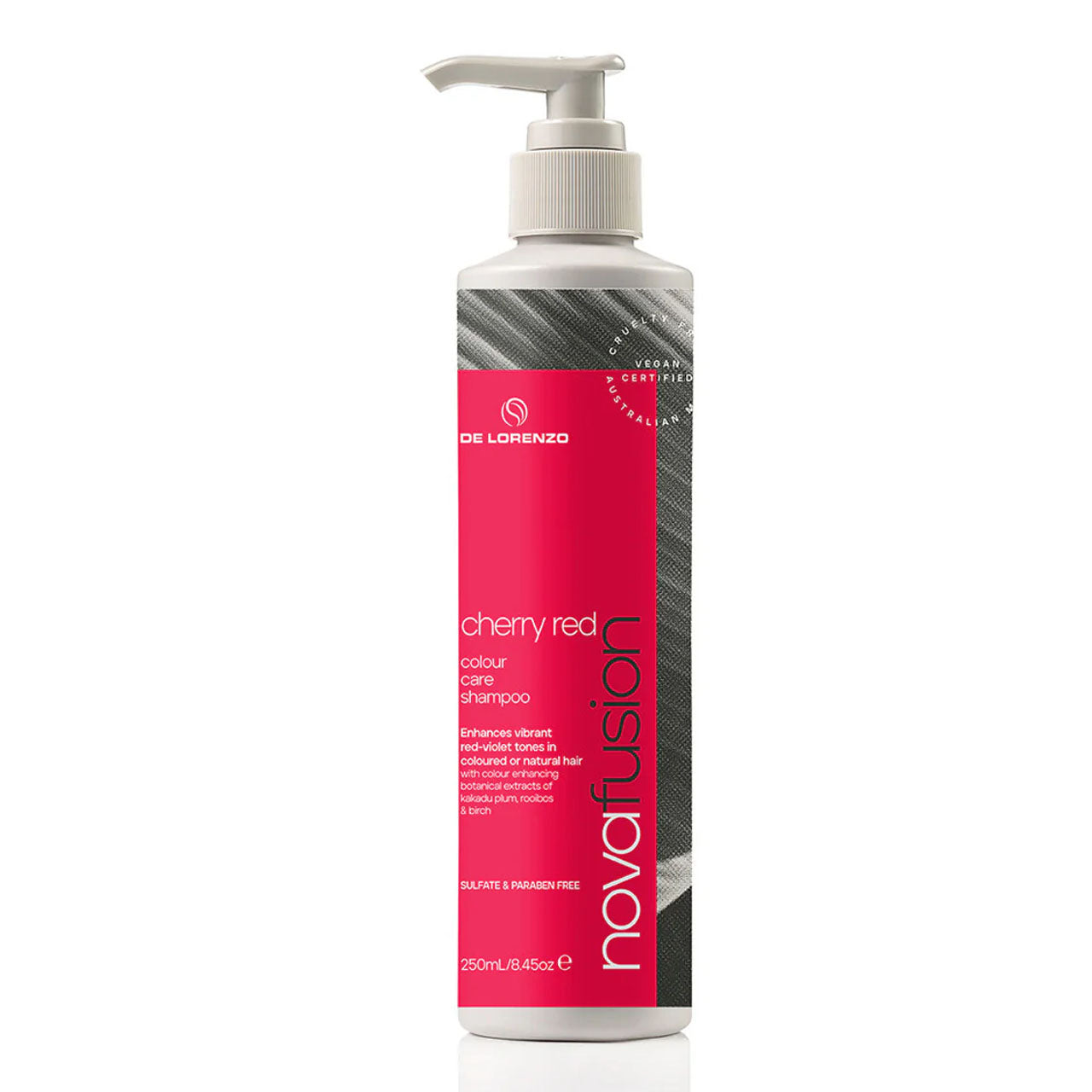 Delorenzo Novafusion Cherry Red Shampoo 250ML
