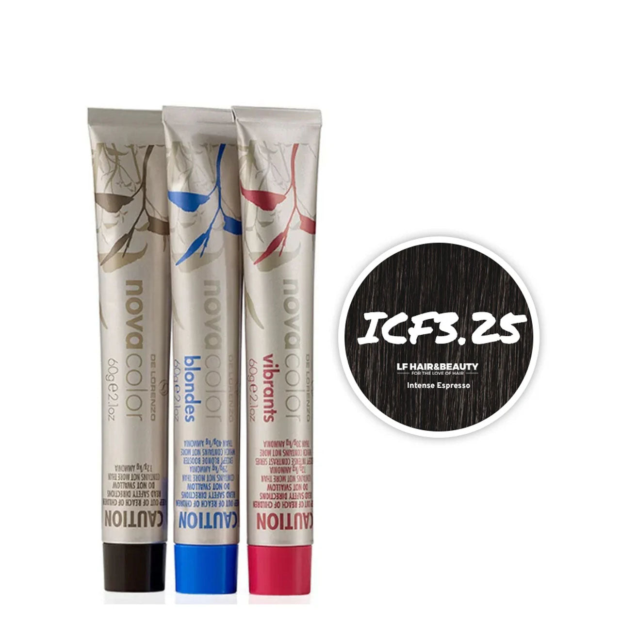 De Lorenzo Novacolour Intense Espresso ICF3 60G