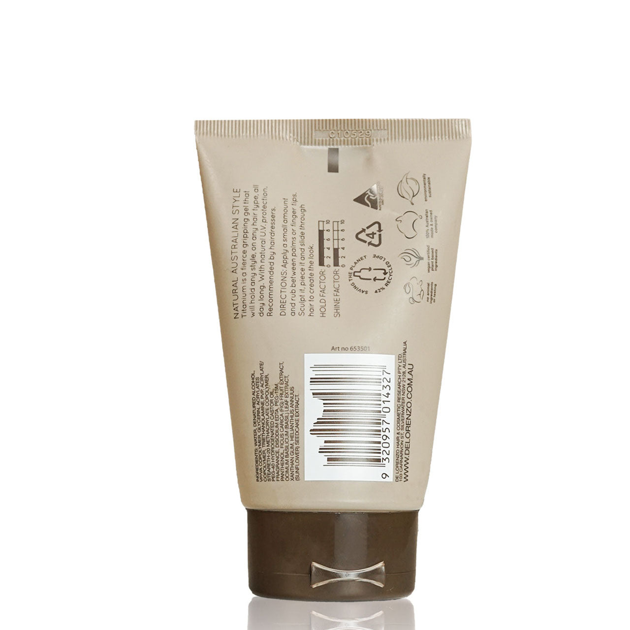 De Lorenzo Elements Titanium Styling Gel 100G