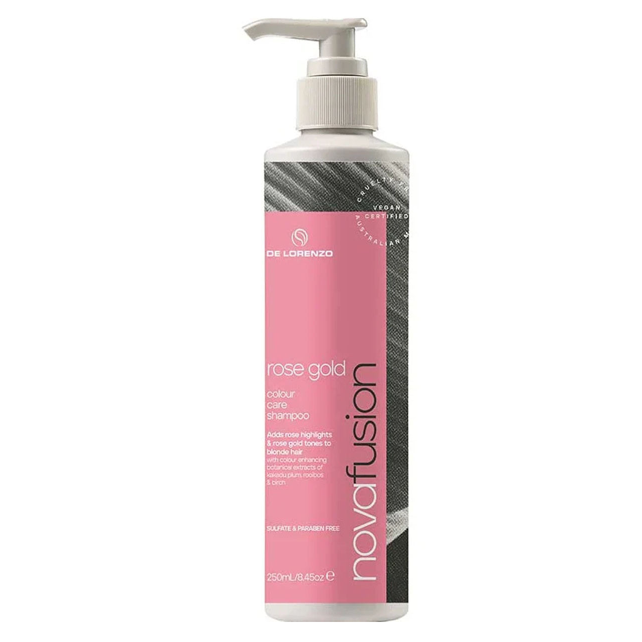 De Lorenzo Novafusion Rose Gold Shampoo 250ML
