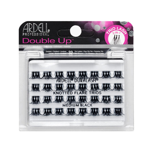 Ardell Double Up Eyelashes Knotted Medium Black