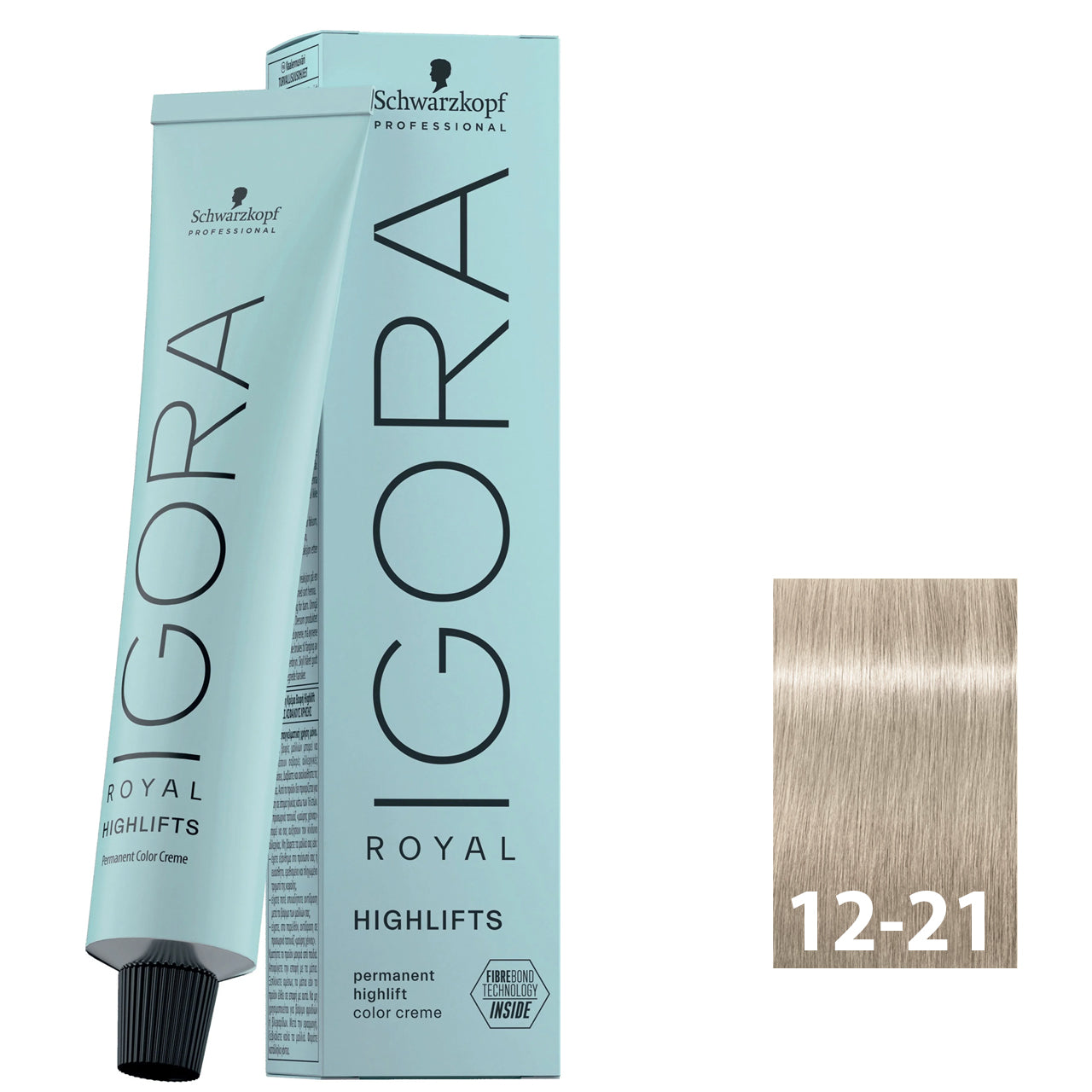 Extra extra light ash violet blonde hair after using SCHWARZKOPF IGORA ROYAL HIGHLIFTS 12-21