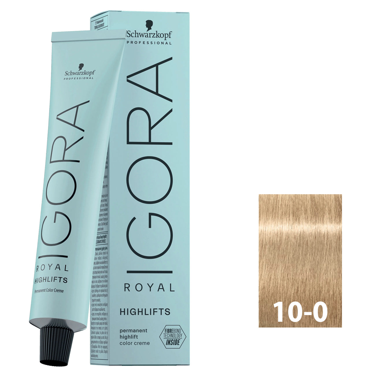 Extra light blonde hair after using SCHWARZKOPF IGORA ROYAL HIGHLIFTS 10-0
