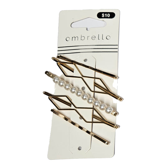 Ombrello Luxury Gold Hair Pins 5PC