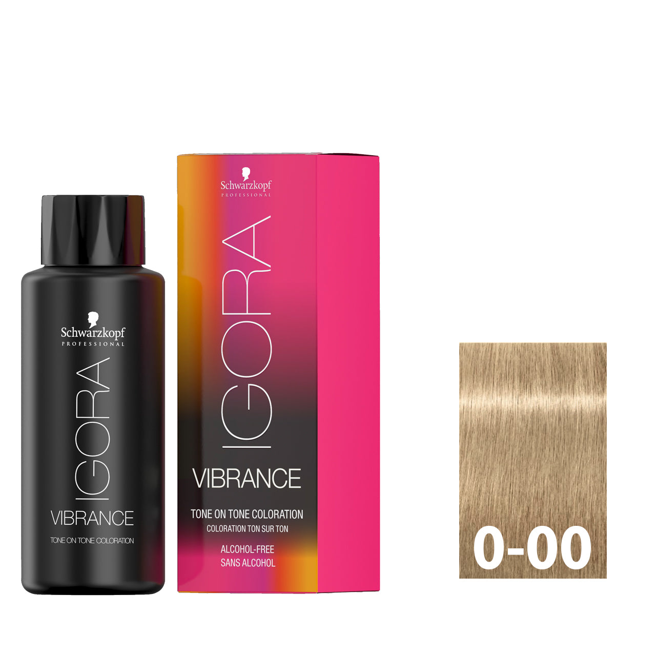 Glossy hair after using SCHWARZKOPF IGORA VIBRANCE CLEAR 0-00