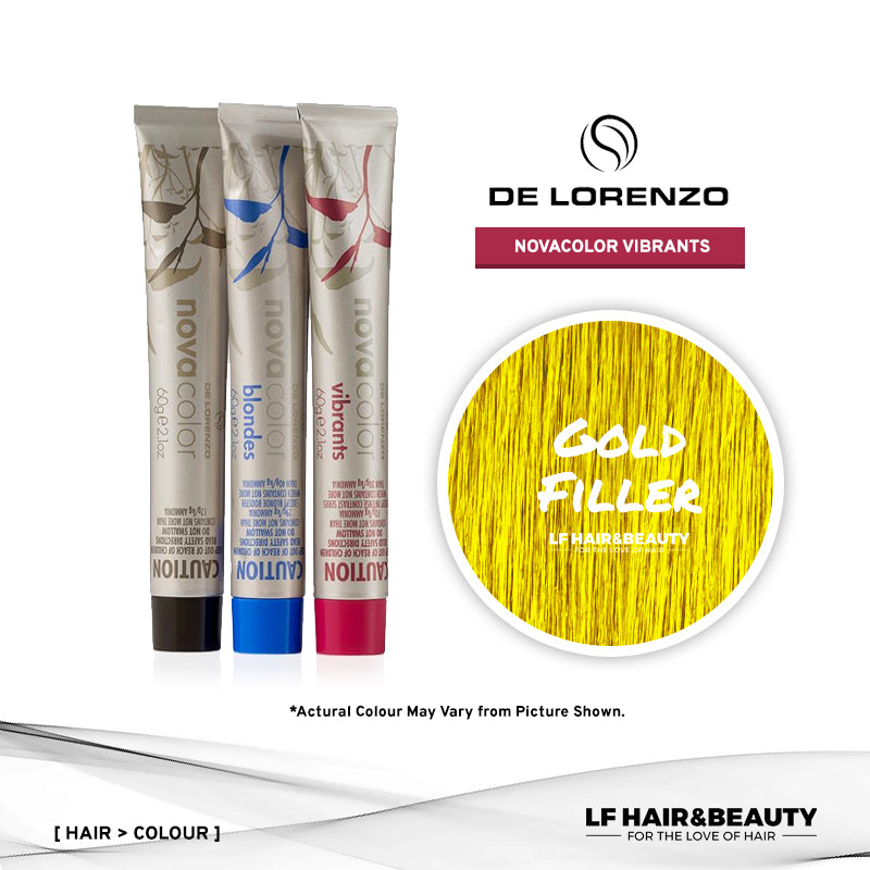 De Lorenzo NovaColor Permanent Colour Gold Filler 60g