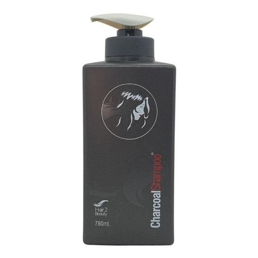 H2B CHARCOAL SHAMPOO 780ML bottle front view