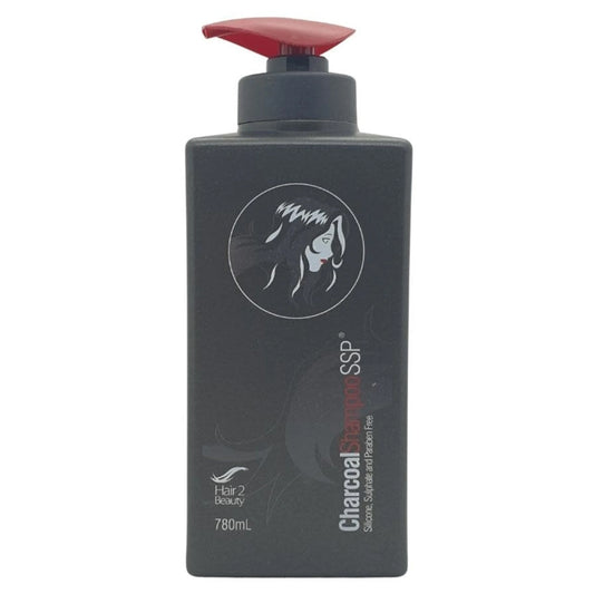 H2B CHARCOAL SHAMPOO SSP 780ML bottle front view