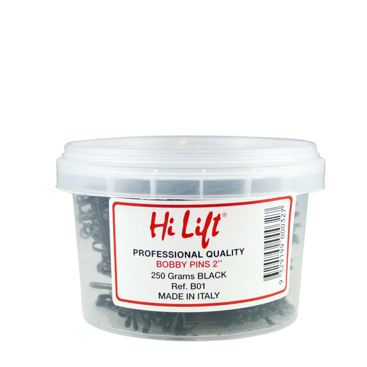 Hi Lift Bobby Pins 2 inch Black 250G