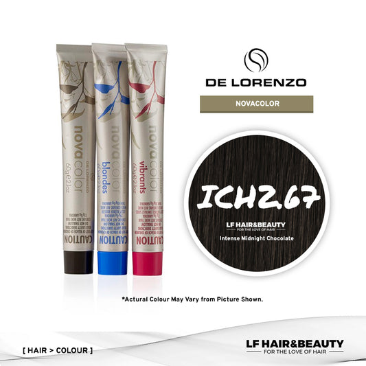 De Lorenzo NovaColor Permanent Colour ICH2.67 - Intense Midnight Chocolate 60g