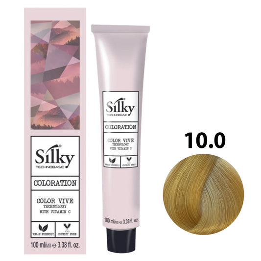 ILKY COLOUR 10.0 - EXTRA LIGHT BLONDE PLUS Hair Dye 100ml bottle front view