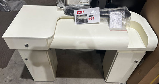 Nail Table In White