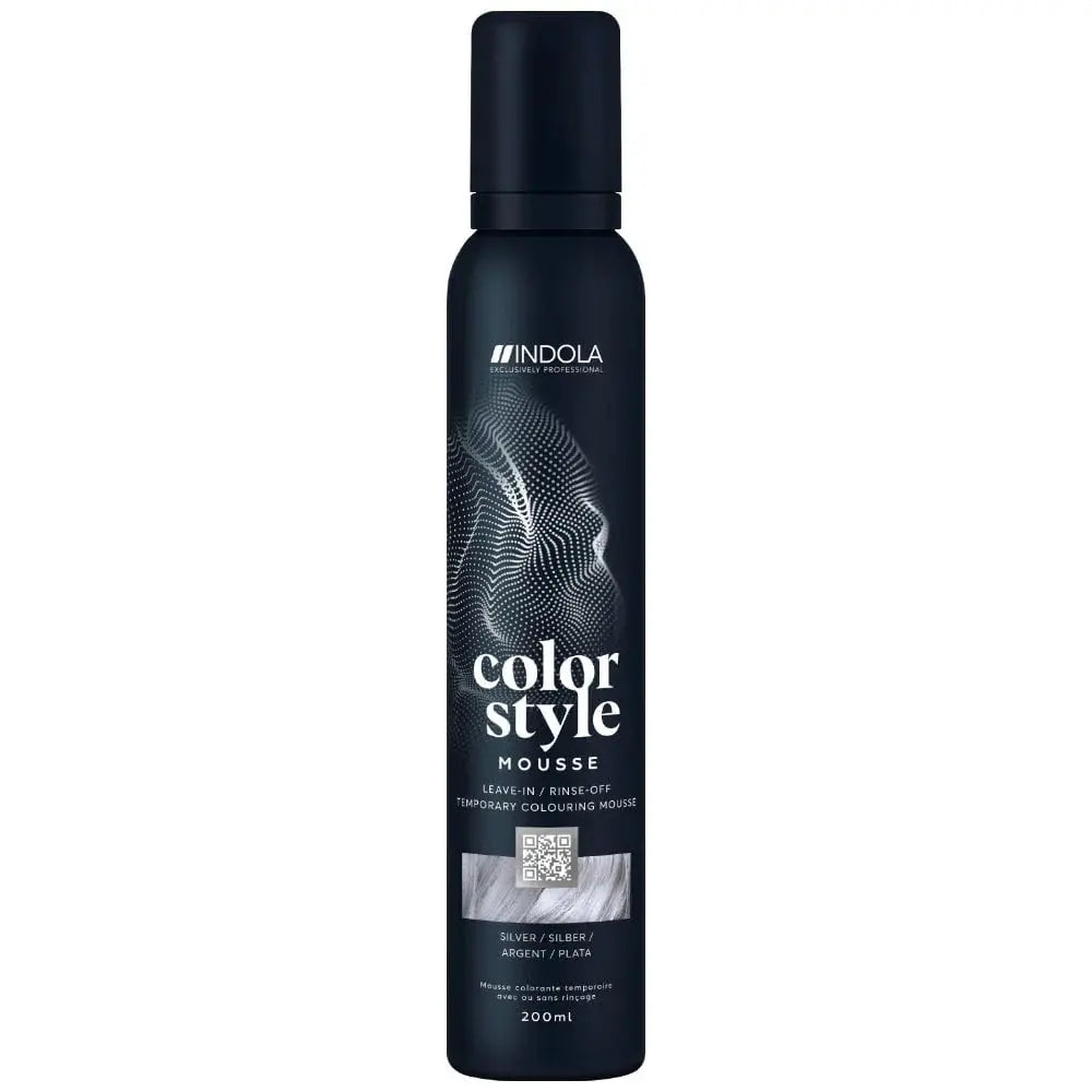 Indola Color Style Mousse Silver  200ML