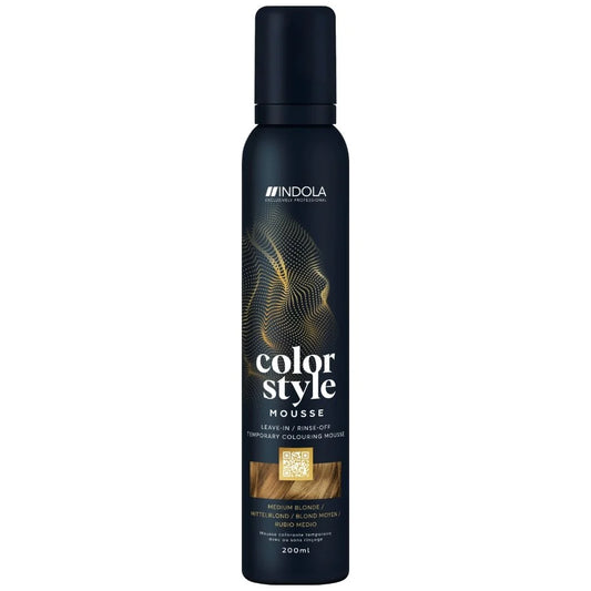 Indola Color Style Mousse Medium Blonde  200ML